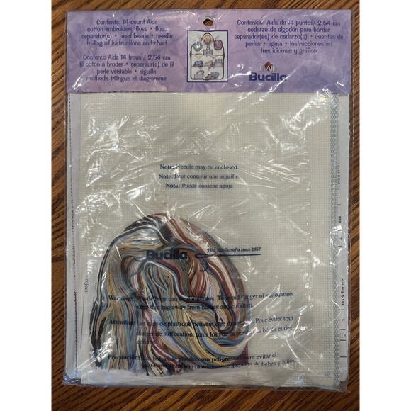 Bucilla ANTIQUE HAT COLLECTION Counted Cross Stitch Kit #43189 Sealed 2002 - Picture 6 of 6